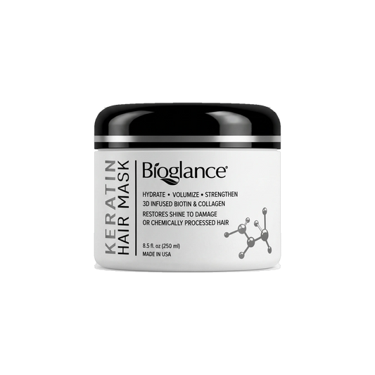 Bioglance® Keratin Hair Mask with Biotin & Collagen – 8.5 fl oz (250 ml)