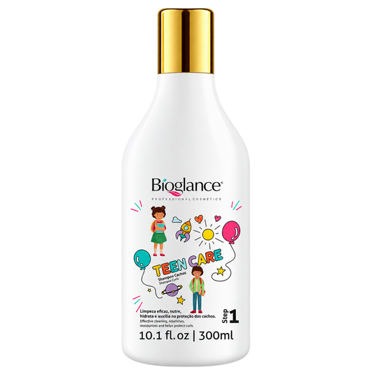 Bioglance Teen Care Curls Shampoo, Step 1, 300 ml (10.1 fl oz)